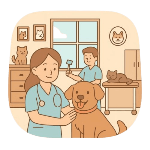 Ilustrasi pelayanan Klinik A-Qi Vet Care di Lumajang